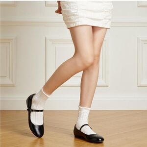 Mary Jane Black Flats